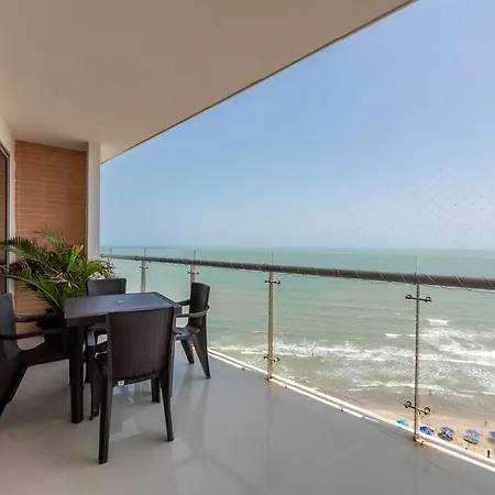 Luxury Ocean View Retreat Pool Jacuzzi & Apartamento Cartagena